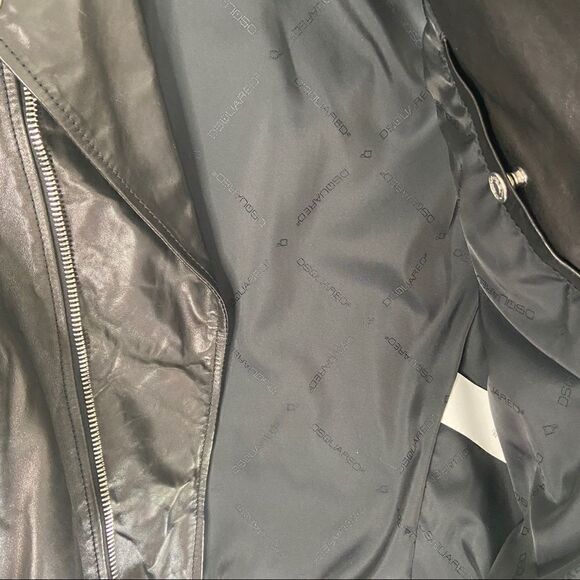 Dsquared2 RARE BORN IN 1964 STUDDED LEATHER JACKET - Picture 10 of 15